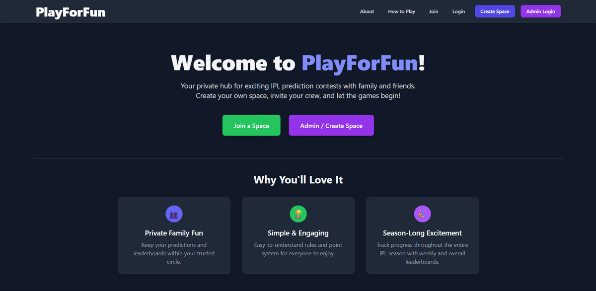 Private Match Prediction Platform